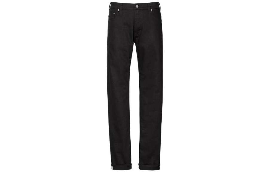 UNIQLO Jeans Men's Black Moderate Straight Fit Pants