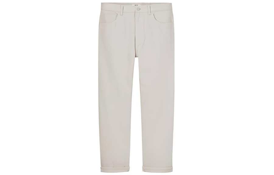 UNIQLO Jeans Men's Light Beige Moderate Straight Fit Pants