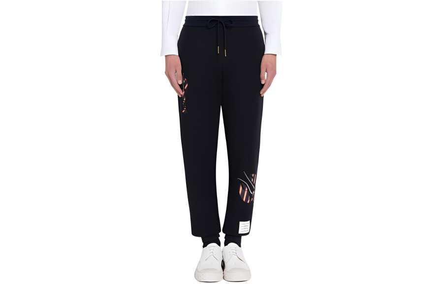 THOM BROWNE Thom Browne lobster-applique track pants