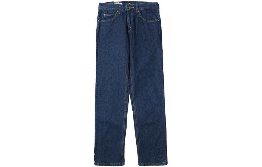 Lee Lee Jeans Men's Blue Moderate Straight Fit Pants