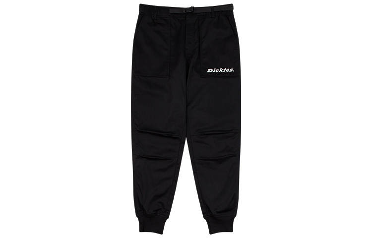 Dickies Dickies Knitted Sweatpants Men's Black Moderate Cuffed Pants