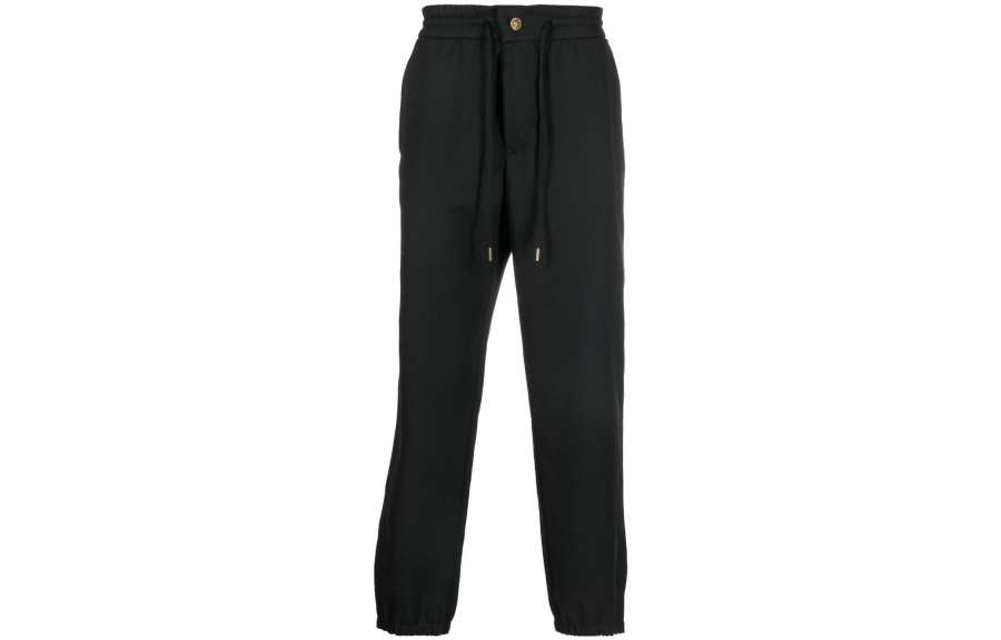 VERSACE JEANS COUTURE 【Previous Season】logo-patch cotton track-pants