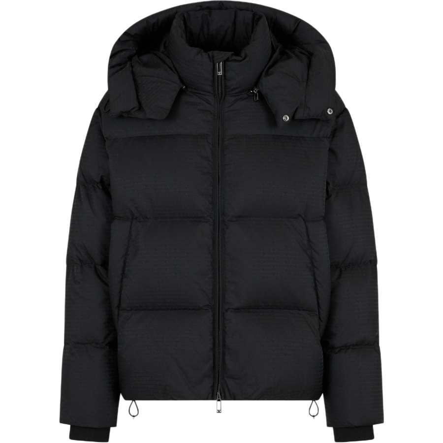 EMPORIO ARMANI Monogram Printed Down Jacket