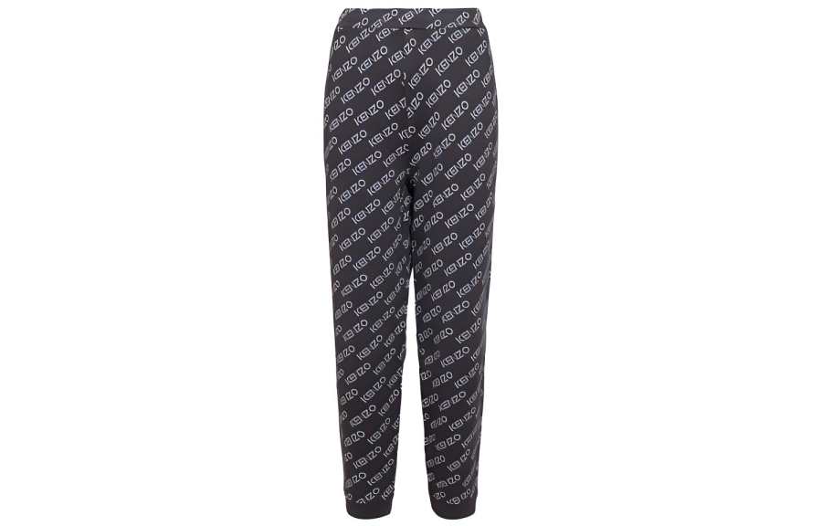 KENZO KENZO Logo Printed Tapered Track Pants