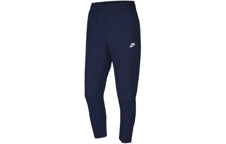 Nike Nike Knitted Sweatpants Men's Dark Navy Blue Moderate Slim Fit Pants