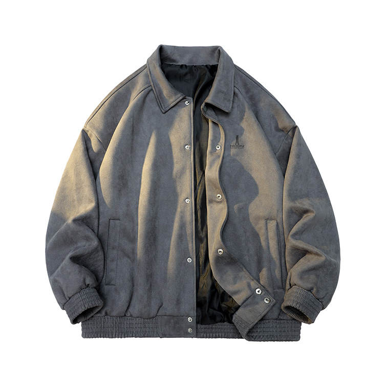 FAX FOR FMACM Jackets Men's Lapel Moderate Straight Fit