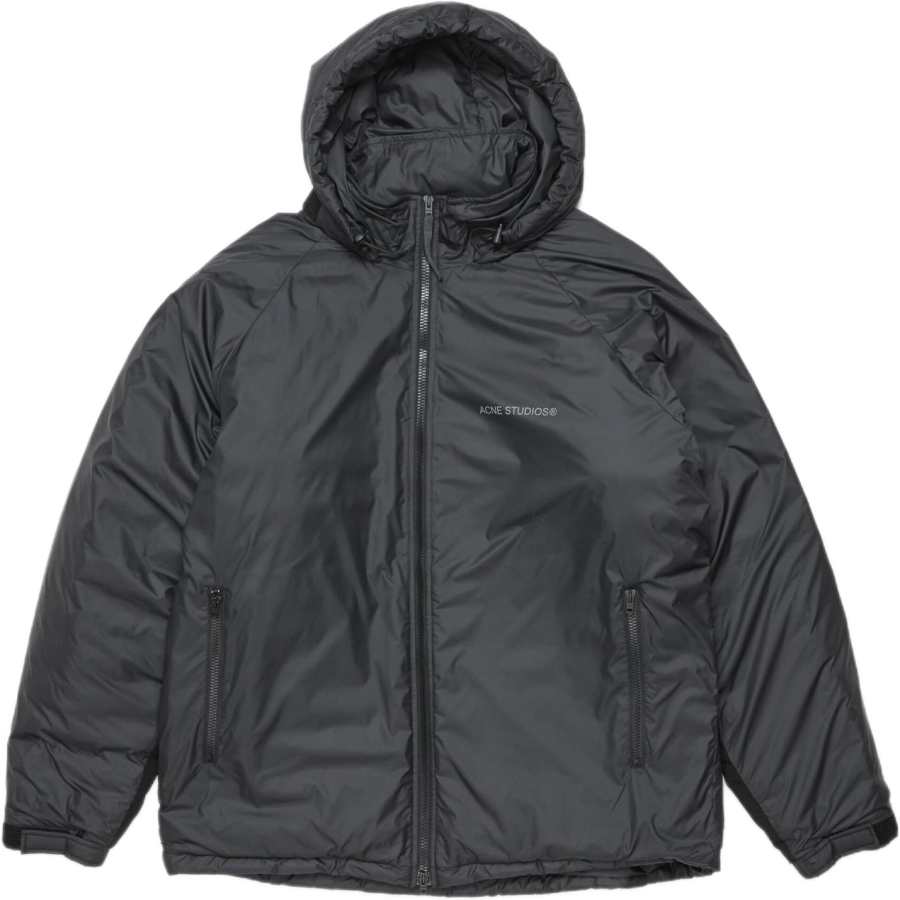 Acne Studios Acne Studios Logo Printed Zipped DownJacket