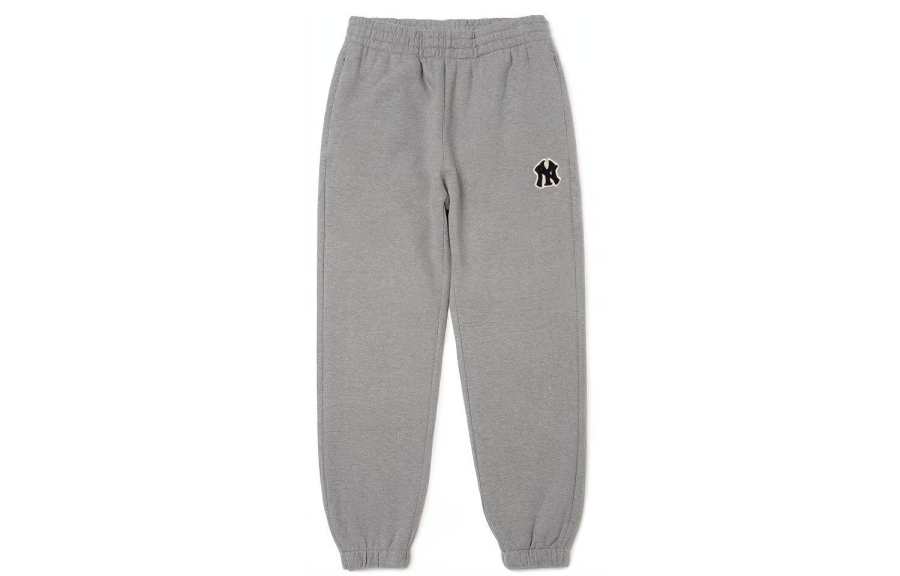 MLB MLB Knitted Sweatpants Unisex Gray Moderate Cuffed Pants