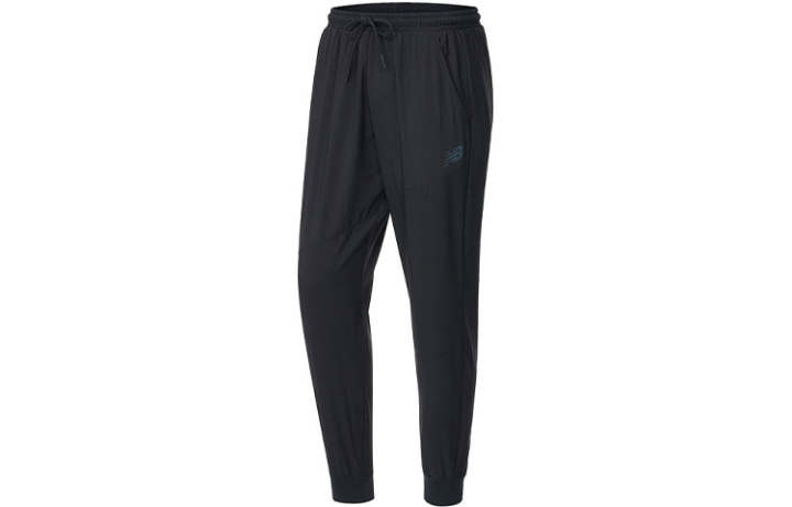 New Balance New Balance Knitted Sweatpants Men's Black Moderate Cuffed Pants