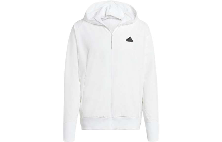 Adidas Adidas Z.N.E. Woven Full Zip Hooded Track Top Jackets & Coats Men's White