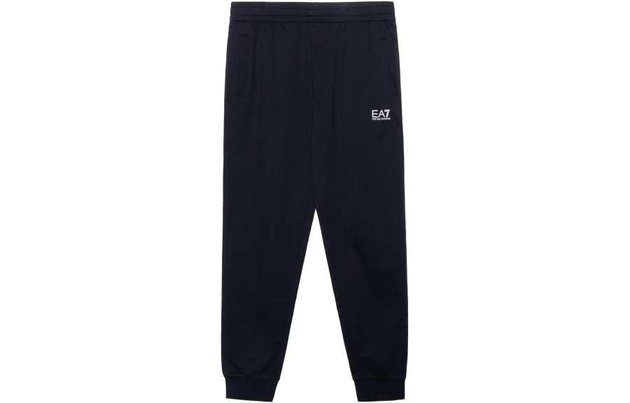 EMPORIO ARMANI Knitted Sweatpants Men's Black