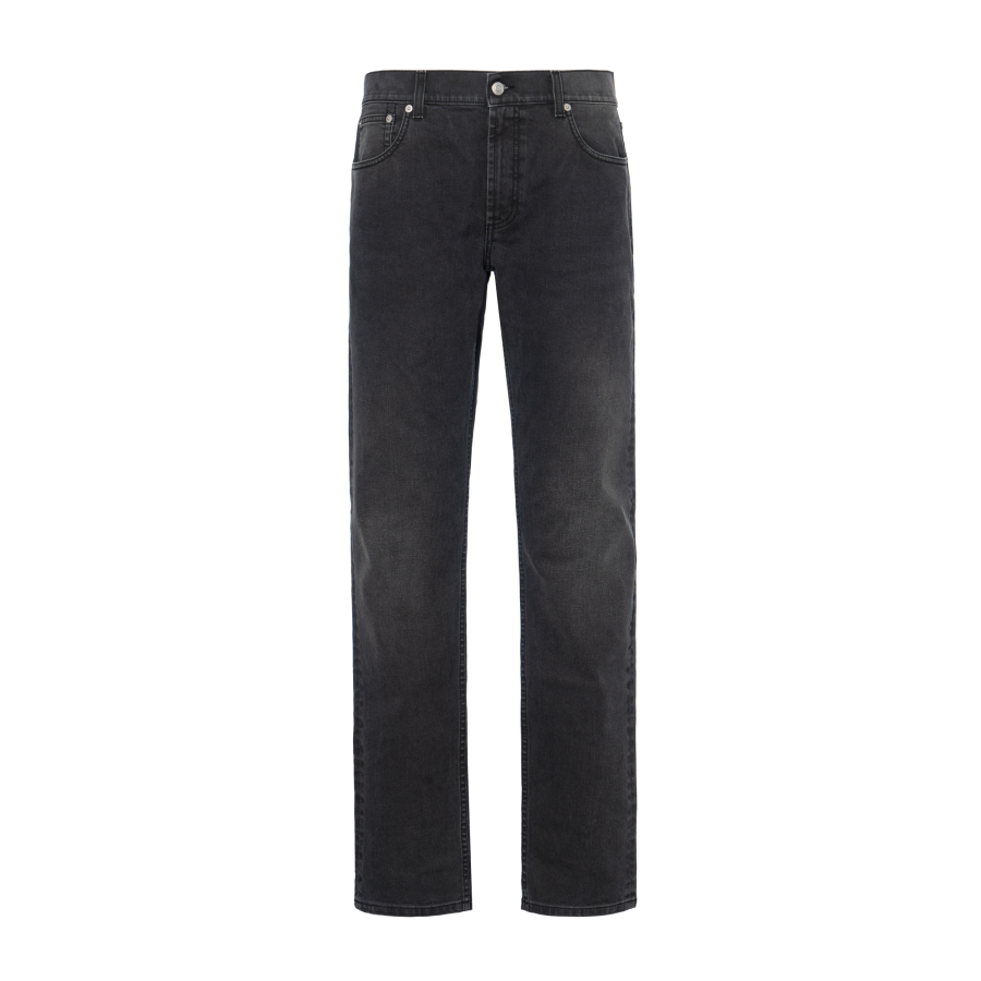 Alexander McQueen Jeans Men's Black Moderate Slim Fit Pants
