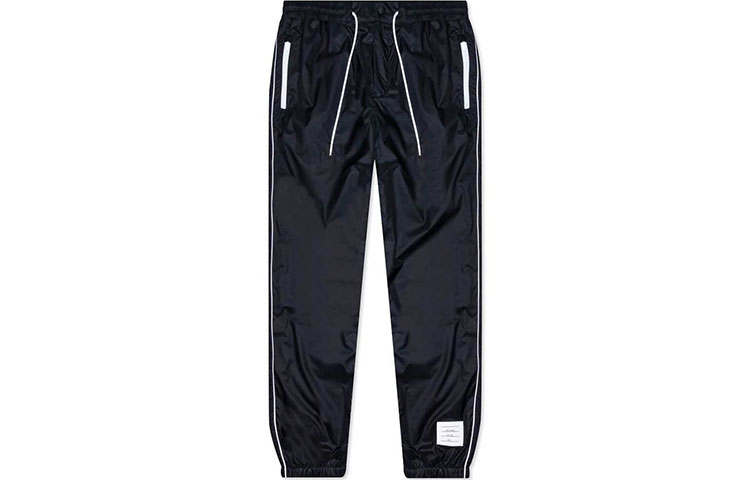 THOM BROWNE THOM BROWNE Logo Patch Drawstring Pants