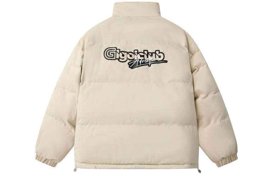 IGOI Puffer Jackets Unisex Stand Collar Thickened Padded Puffer Jacket