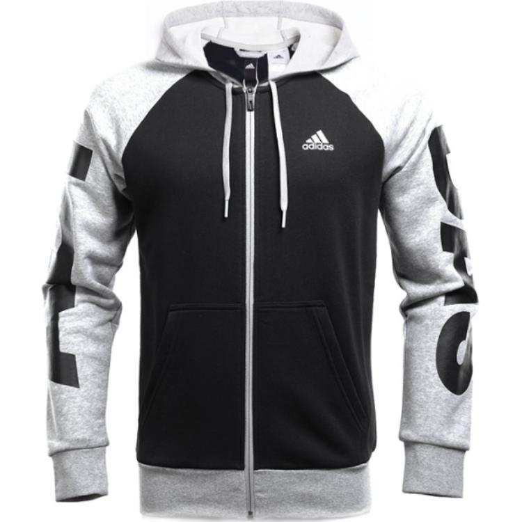 Adidas Adidas Jackets Men's Black Hooded Moderate Other