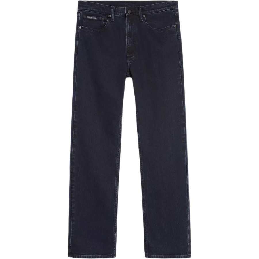 Calvin Klein Jeans Men's Blue Moderate Straight Fit Pants