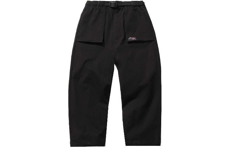 Li-Ning Li Ning Sports Basketball Collection Casual Pants Men's Black Moderate Straight Fit Pants