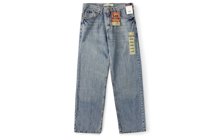 Lee Lee Jeans Men's Blue Moderate Straight Fit Pants