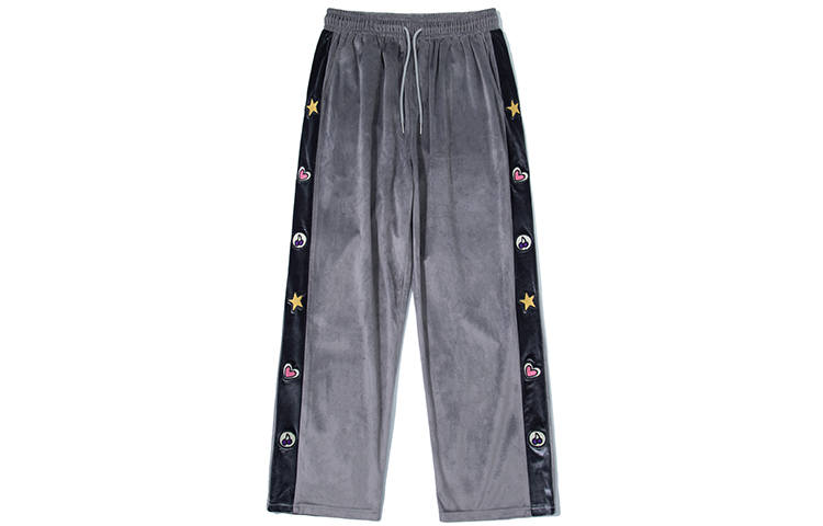 AMONSTER Casual Pants Unisex Moderate Straight Fit Pants