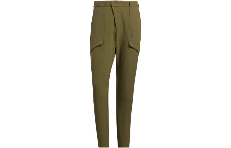 Adidas Adidas DWR Knitted Sweatpants Men's Green Moderate Straight Fit Pants