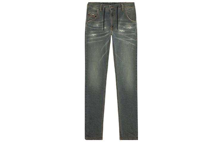 DIESEL Jeans Men's Gray Moderate Tapered Pants