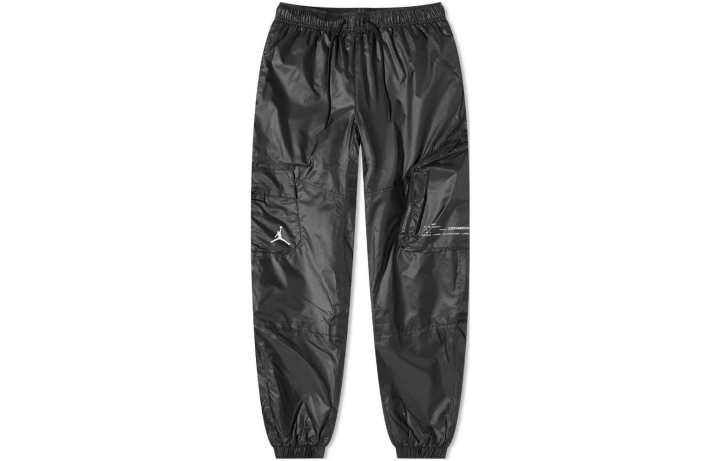 Jordan Jordan 23 Knitted Sweatpants Men's Black Moderate Cuffed Pants