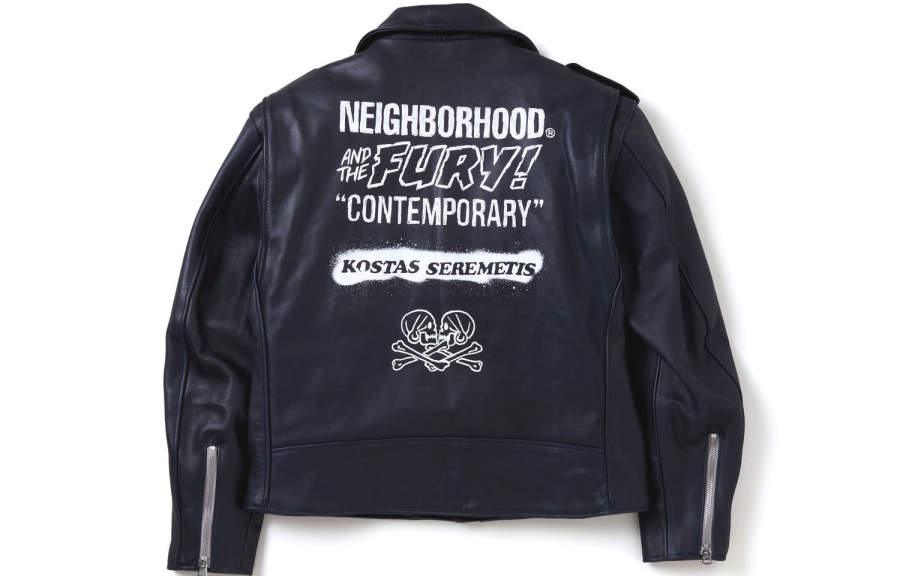 NEIGHBORHOOD x Schott X Kostas FW23 Leather Jacket Unisex