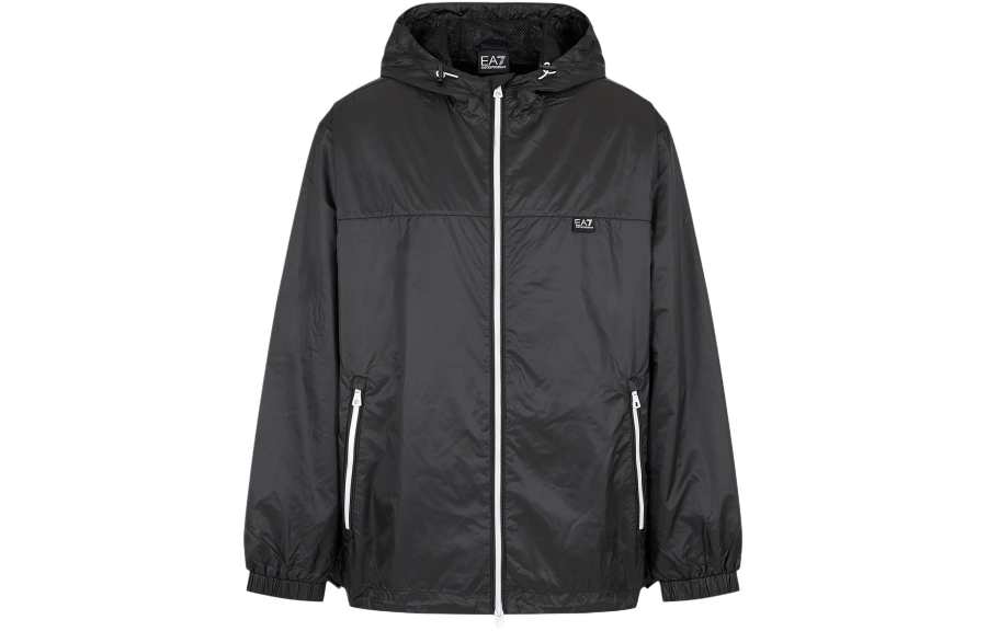 EMPORIO ARMANI EA7 SS24 Jackets & Coats Men's Black