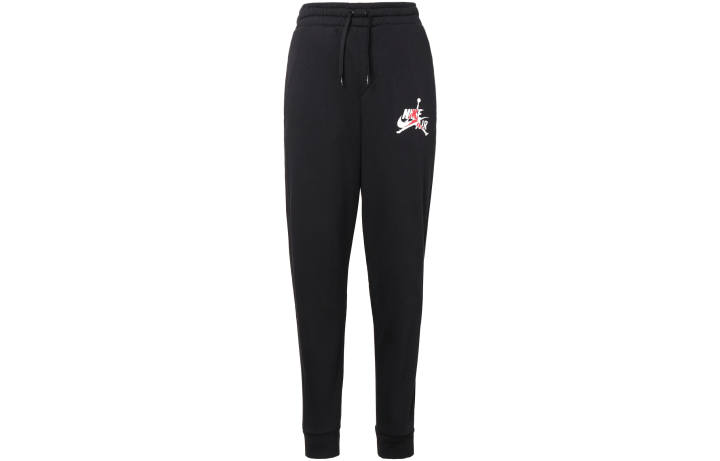 Jordan Jordan Knitted Sweatpants Men's Black Thickened Cuffed Pants
