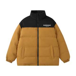 Kawasaki Puffer Jackets Unisex Stand Collar Thickened Padded Puffer Jacket