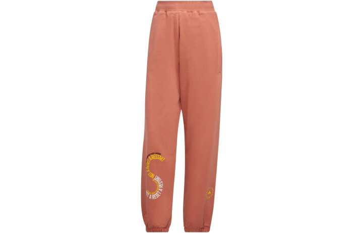 Adidas Adidas X Stella McCartney Knitted Sweatpants Unisex Orange Moderate Cuffed Pants
