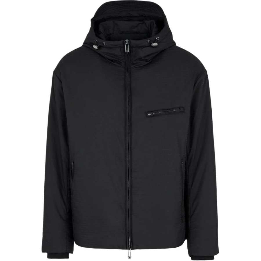 EMPORIO ARMANI Zip Up Padded Hooded Jacket