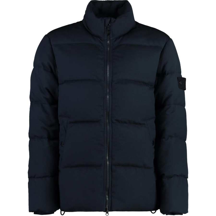 STONE ISLAND Logo Patch Zipped Padded Jacket