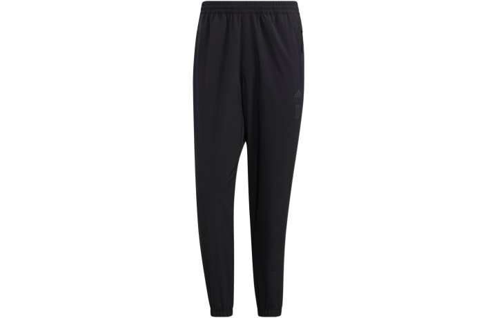 Adidas Adidas Knitted Sweatpants Men's Black Moderate Cuffed Pants