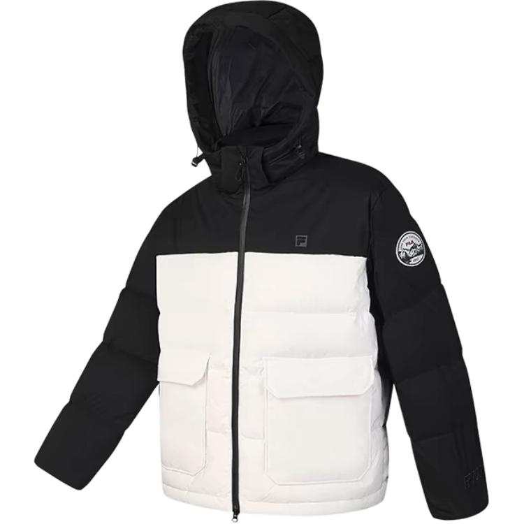 FILA Fitness Down Jacket Unisex Steam White