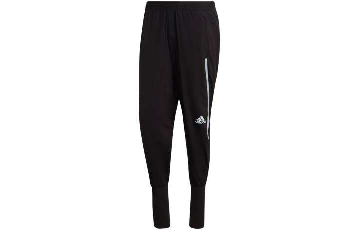 Adidas Adidas Knitted Sweatpants Men's Black Moderate Cuffed Pants