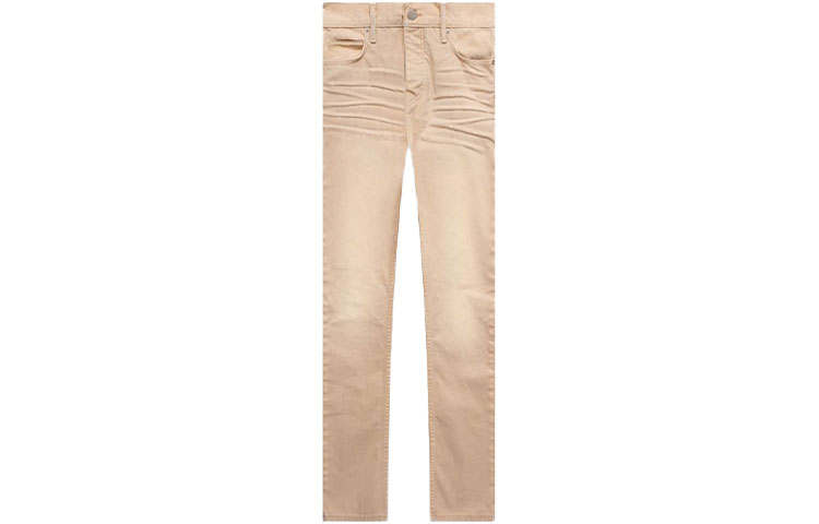 Fear Of God Jeans Men's Khaki Moderate Straight Fit Pants