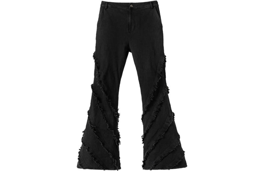 FRKM FRKM Jeans Unisex Black Moderate Flared Pants