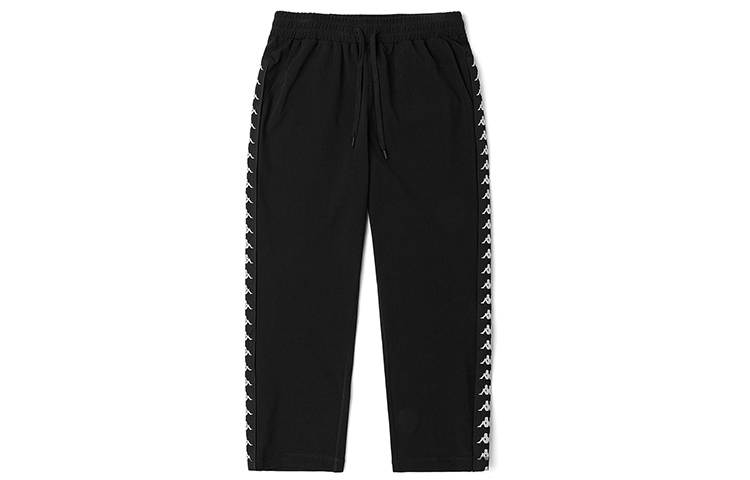 Kappa Straight Fit Pants Sweatpants Men's Black