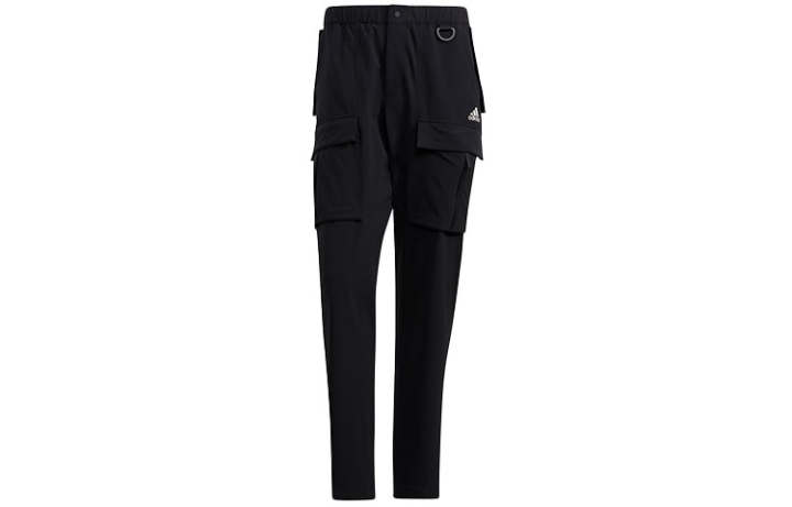 Adidas Adidas Knitted Sweatpants Men's Black Moderate Cargo Pants