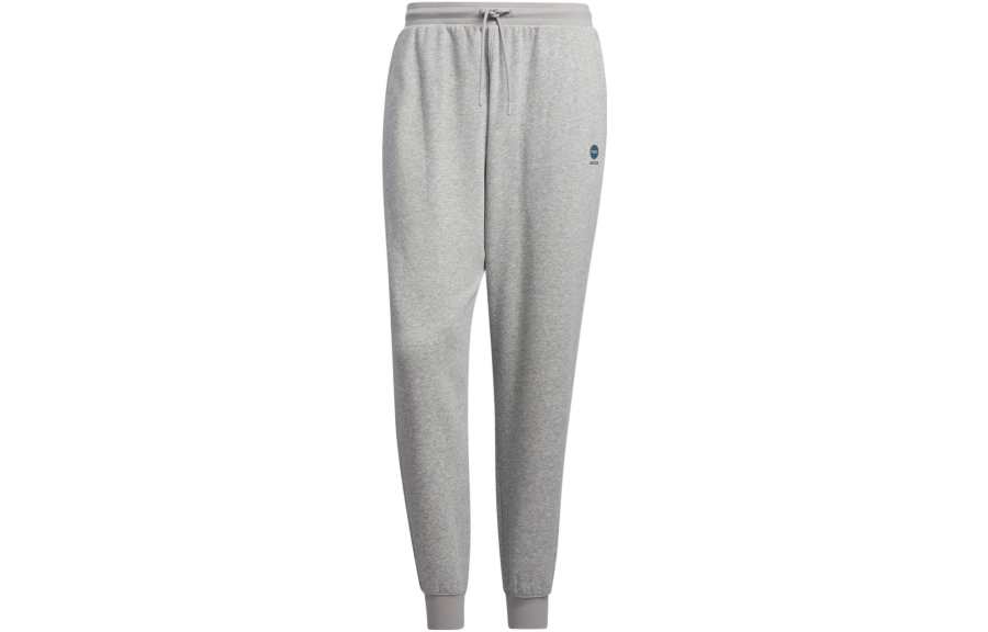 Adidas Neo Knitted Sweatpants Men's Gray Thickened Cuffed Pants