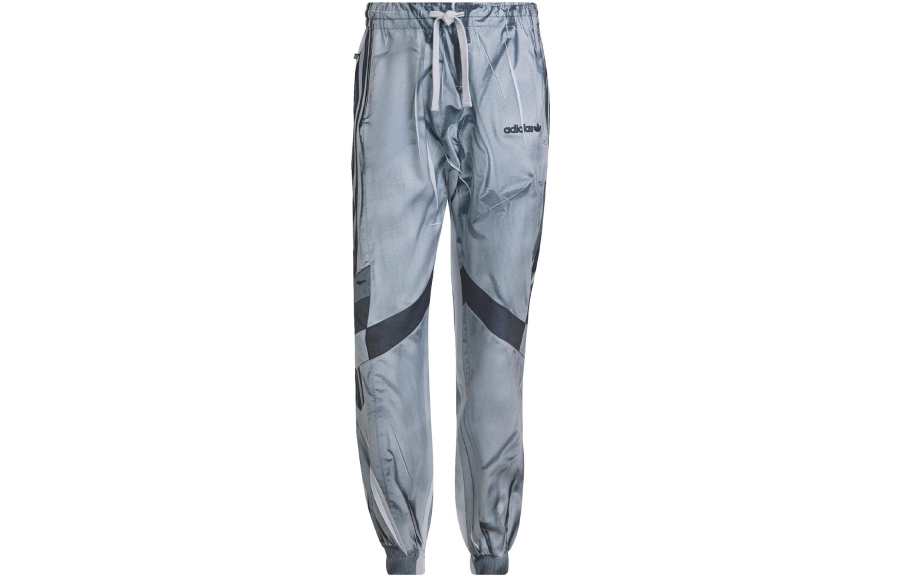 Adidas Originals Blue Version Collection Knitted Sweatpants Men's Gray