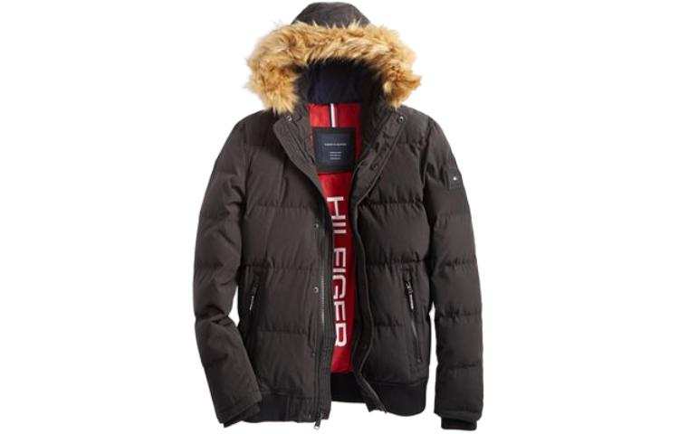 Tommy Hilfiger Puffer Jacket Men's Black