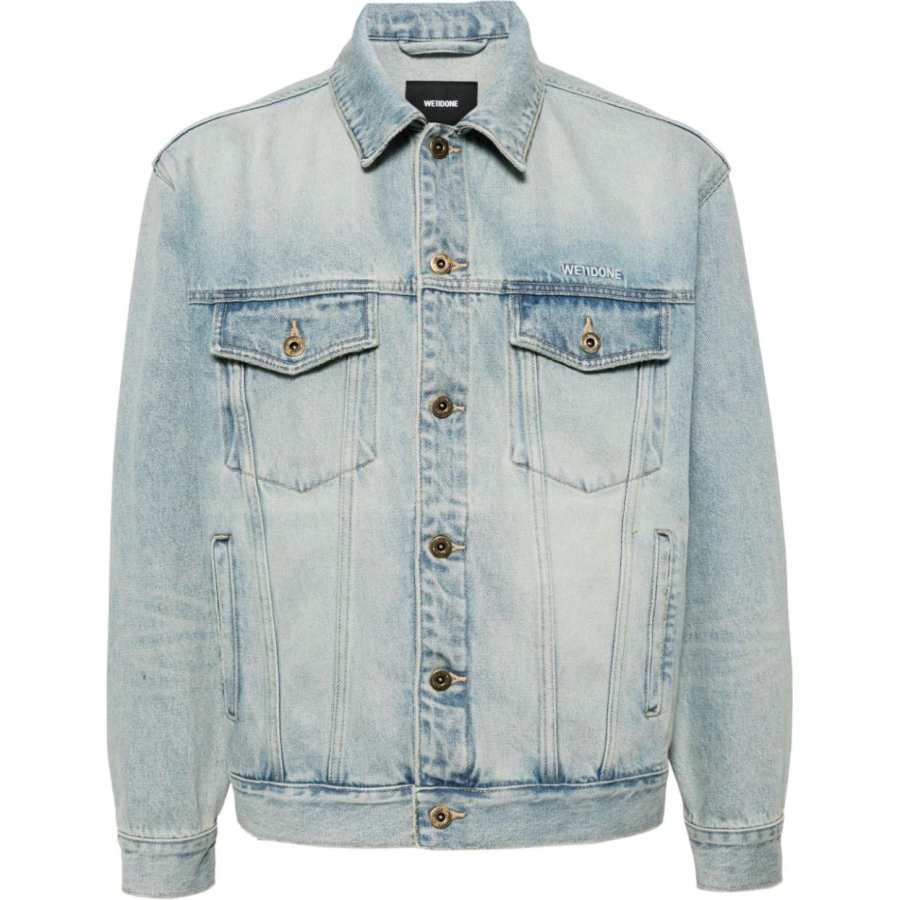 WE11DONE WE11DONE Embroidered Logo Denim Jacket