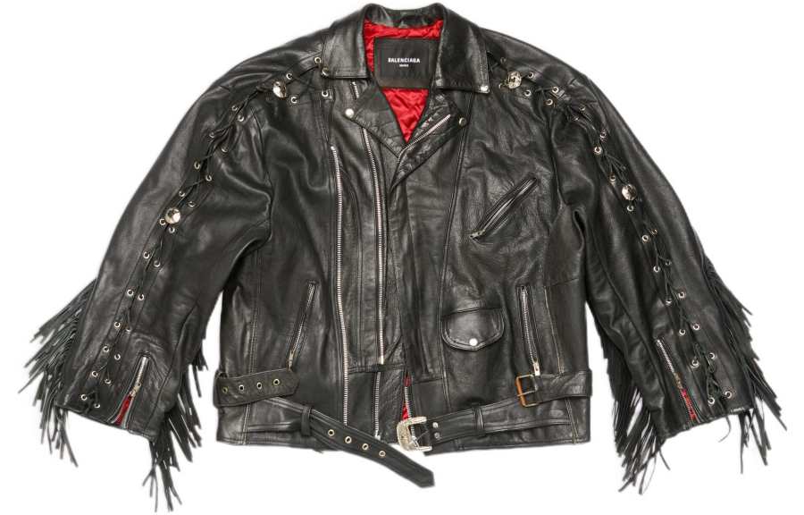 Balenciaga Upcycled Biker Jacket
