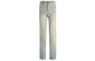 COOLALPACA Jeans Fall Unisex Yellow Mud Denim