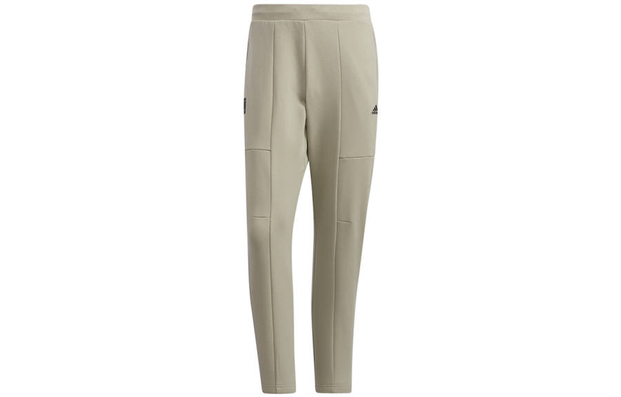Adidas Adidas Wuji Series Knitted Sweatpants Men's Khaki Moderate Straight Fit Pants