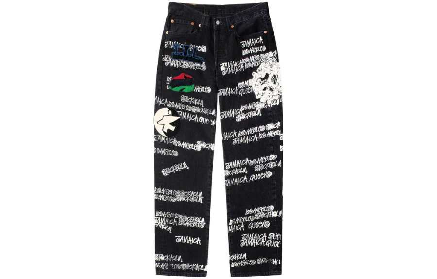 Stussy x Stussy x Our Legacy straight-leg jeans