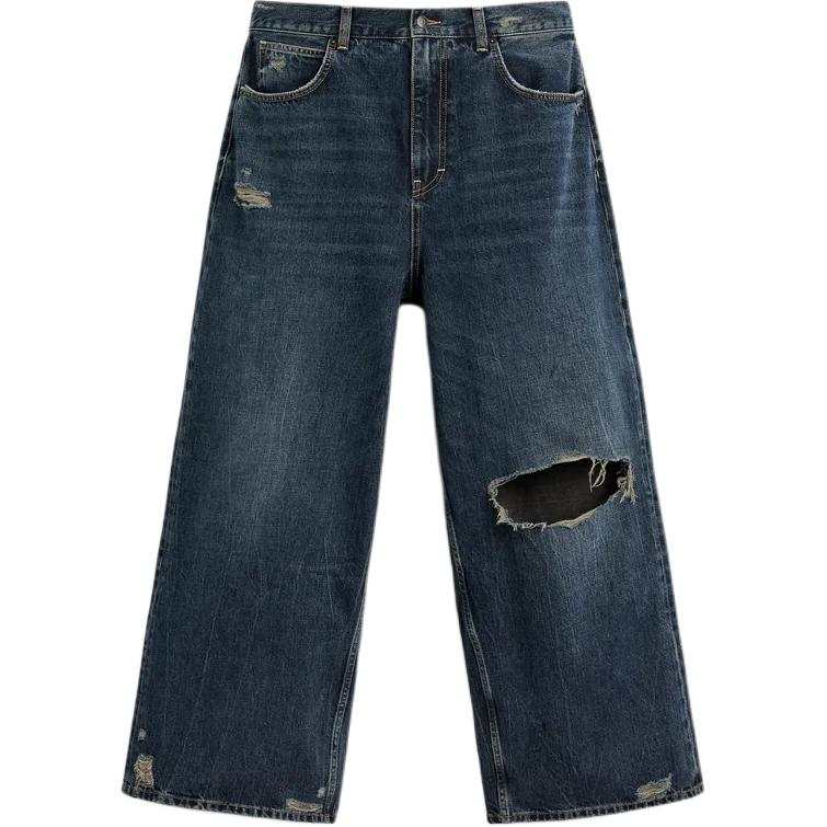 ZARA Harry Lambert Jeans Unisex Blue Moderate Straight Fit Pants