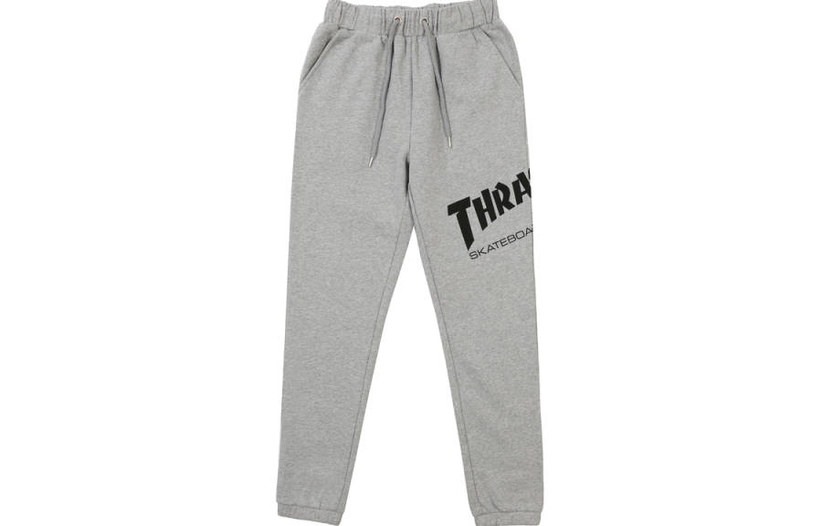 Thrasher Thrasher Cuffed Pants Sweatpants Japan Version Unisex Gray Gift Recommendation